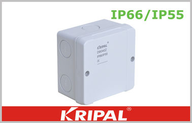 IP55 / IP66 PC DK สายเชื่อมต่อกล่องสายเคเบิล Flameproof 98 * 98 * 61 มม