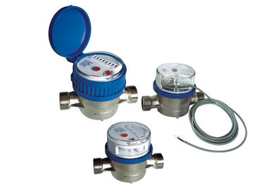 ทองเหลืองเย็นเดี่ยว Jet มิเตอร์น้ำ DN15mm สำหรับใช้ในครัวเรือน