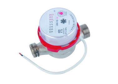 ทองเหลืองเย็นเดี่ยว Jet มิเตอร์น้ำ DN15mm สำหรับใช้ในครัวเรือน